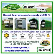 Box coperture per Camper e auto anche coperture antigrandine