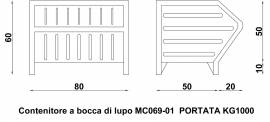 Containers in lamiera a bocca di lupo serie pesante