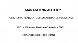 TEMPORARY MANAGER  • MANAGER IN AFFITTO 