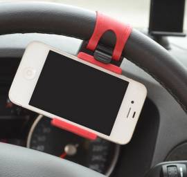 Porta smartphone da volante auto