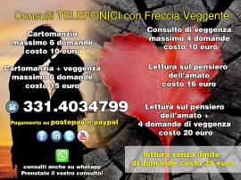 CONSULTI TELEFONICI CON FRECCIA VEGGENTE