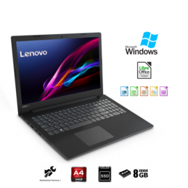 Notebook Lenovo pc portatile AMD A4,15.6,Ram 8Gb/SSD 256 gb/Windows 10 PRO