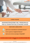 Corso Amministrazione del Personale per la gestione delle Risorse Umane