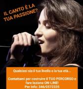 lezioni di canto online con Caterina Bellosta