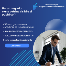 OFFRESI CONSULENZE GRATUITE ON-LINE PER NEGOZI E ATTIVITA' COMMERCIALI