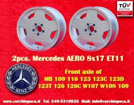 2 pz. cerchi Mercedes Aero 8x17 ET11 107 108 109 1