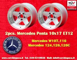 2 pz. cerchi Mercedes Penta 10x17 ET12 107 108 109