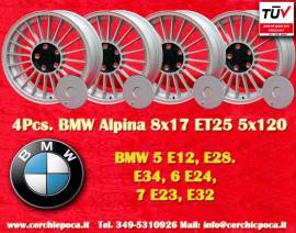 4 pz. cerchi BMW Alpina 8x17 ET25 5 E12, E28, E34,