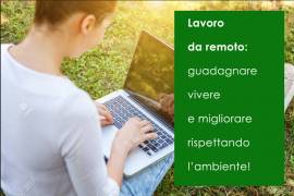 Consulenza da remoto a favore dell’ambiente (part time/full time)