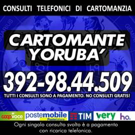 Yoruba' legge i Tarocchi al telefono - 1 consulto di Cartomanzia con offerta