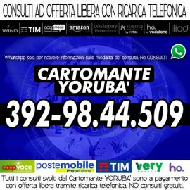 Il Cartomante YORUBA' offre consulti privamente (a pagamento)