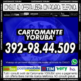 Il Cartomante YORUBA' offre consulti privamente (a pagamento)