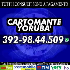 YORUBA' legge i Tarochi con un consulto serio ed approfondito di Cartomanzia