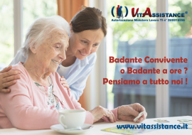 badante convivente e a ore assistenza anziani e disabili