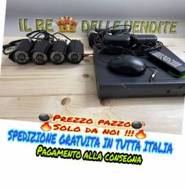 Kit videosorveglianza 4 telecamere infrarossi