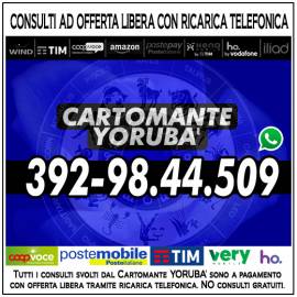 Astrologia & Cartomanzia con il Cartomante YORUBA'. Consulto telefonico con offerta