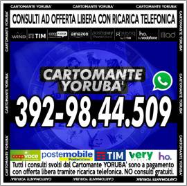 Astrologia & Cartomanzia con il Cartomante YORUBA'. Consulto telefonico con offerta