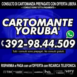 Chiama e consulta i Tarocchi del Cartomante YORUBA'