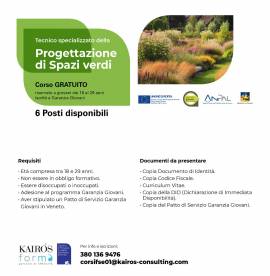 Corso GRATUITO progettazione Spazi Verdi