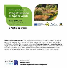 Corso GRATUITO progettazione Spazi Verdi