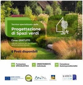 Corso GRATUITO progettazione Spazi Verdi