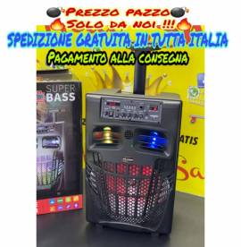 Super cassa karaoke Bluetooth più microfono