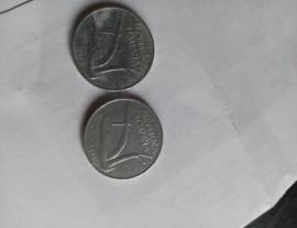 monete da 10 lire anno 1952 e 1954 