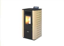 Stufa A Pellet “King 78” Color Sabbia 7 Kw Peso 82 Kg Serbatoio 13 Kg