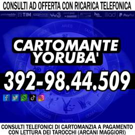 Lettura dei Tarocchi con il Cartomante YORUBA'