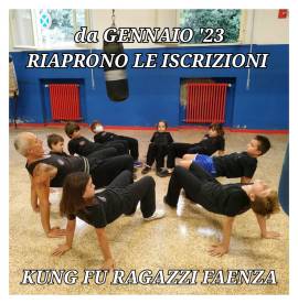 corso di kungfu ragazzi faenza