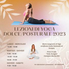 Lezioni Yoga dolce/posturale 