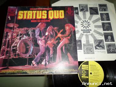 Status Quo-Down the dustpipe LP 33 giri Etichetta:Golden Hour GH 604 anno 1975