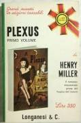 Plexus primo volume di Henry Miller Ed.Longanesi & C. 1969 perfetto 