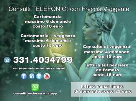 CONSULTI TELEFONICI CON FRECCIA VEGGENTE