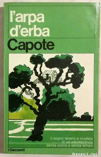 L’arpa d’erba di Truman Capote 1°Ed.Garzanti, maggio 1970 ottimo