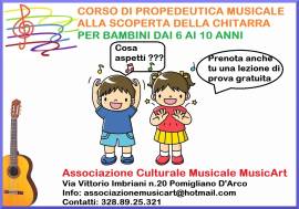 Corsi di chitarra per bambini