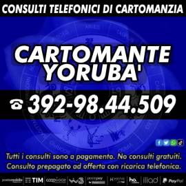 Telefona e parli direttamente con il Cartomante Yorubà