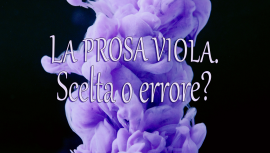 La prosa viola. Scelta o errore? masterclass di febbraio 2023