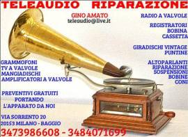 Riparazione Radio d'epoca-Grammofoni-Autoradio