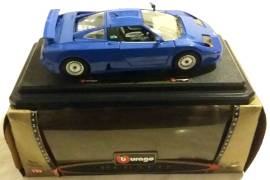 Modellino Burago Made In Italy Bugatti 11gb (1991)scala 1:24 con scatola nuovo