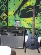 amplificatore Maxwatt G50R Hiwatt e Chitarra elettrica Yamaha