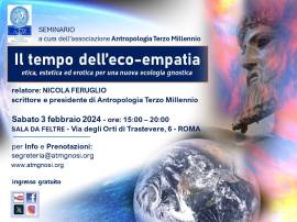 Nicola Feruglio: "IL TEMPO DELL'ECO-EMPATIA" (seminario a Roma) 