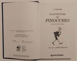 Le avventure di Pinocchio.Storia di un burattino di Carlo Collodi Ed.Giunti,2008