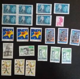 Lotto francobolli francesi