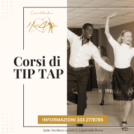 Corsi di Tip Tap per tutte le età (Roma Capannelle)