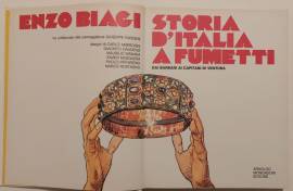 Storia d'Italia a fumetti.Dai Barbari ai capitani di ventura di Enzo Biagi Ed.Arnoldo Mondadori,1979