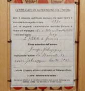 QUADRO OLIO SU TELA:"PARIGI L'ISTITUTO DI FRANCIA"GIUSEPPE MALAGUGINI CON CERTIFICATO DI A