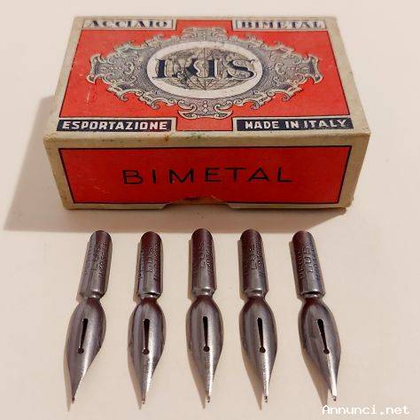 Cinque (5) pennini EXTRA LUS 1931 E.F. in acciaio Bimetal Made in Italy