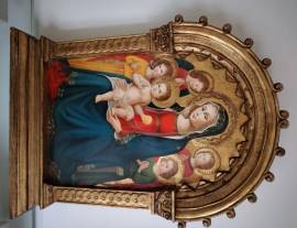 vendo quadro madonna con bambino 