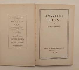 Annalena Bilsini di Grazia Deledda 1°Ed.Arnoldo Mondadori, giugno 1955